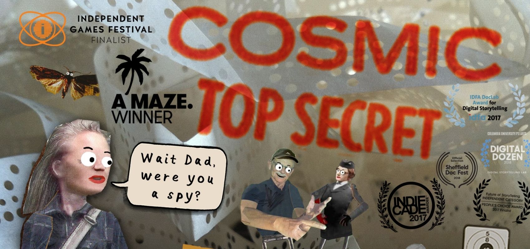 True-story adventure game Cosmic Top Secret out now on Steam and Mobile