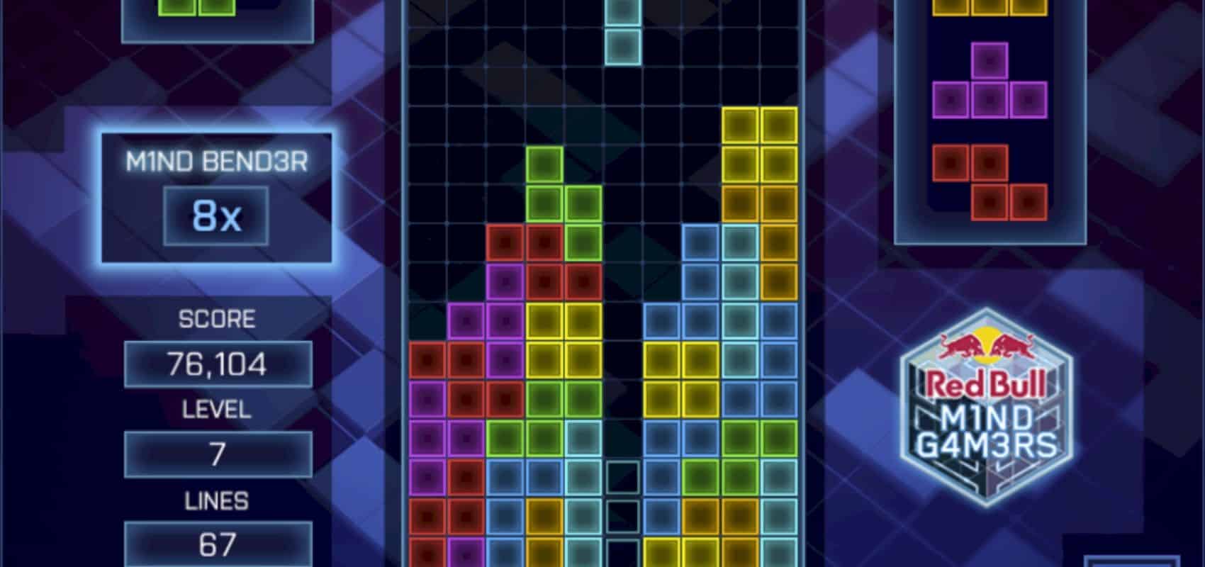 Red Bull Mind Gamers New ‘Mind Challenge’ Site Launches With All New Tetris Game