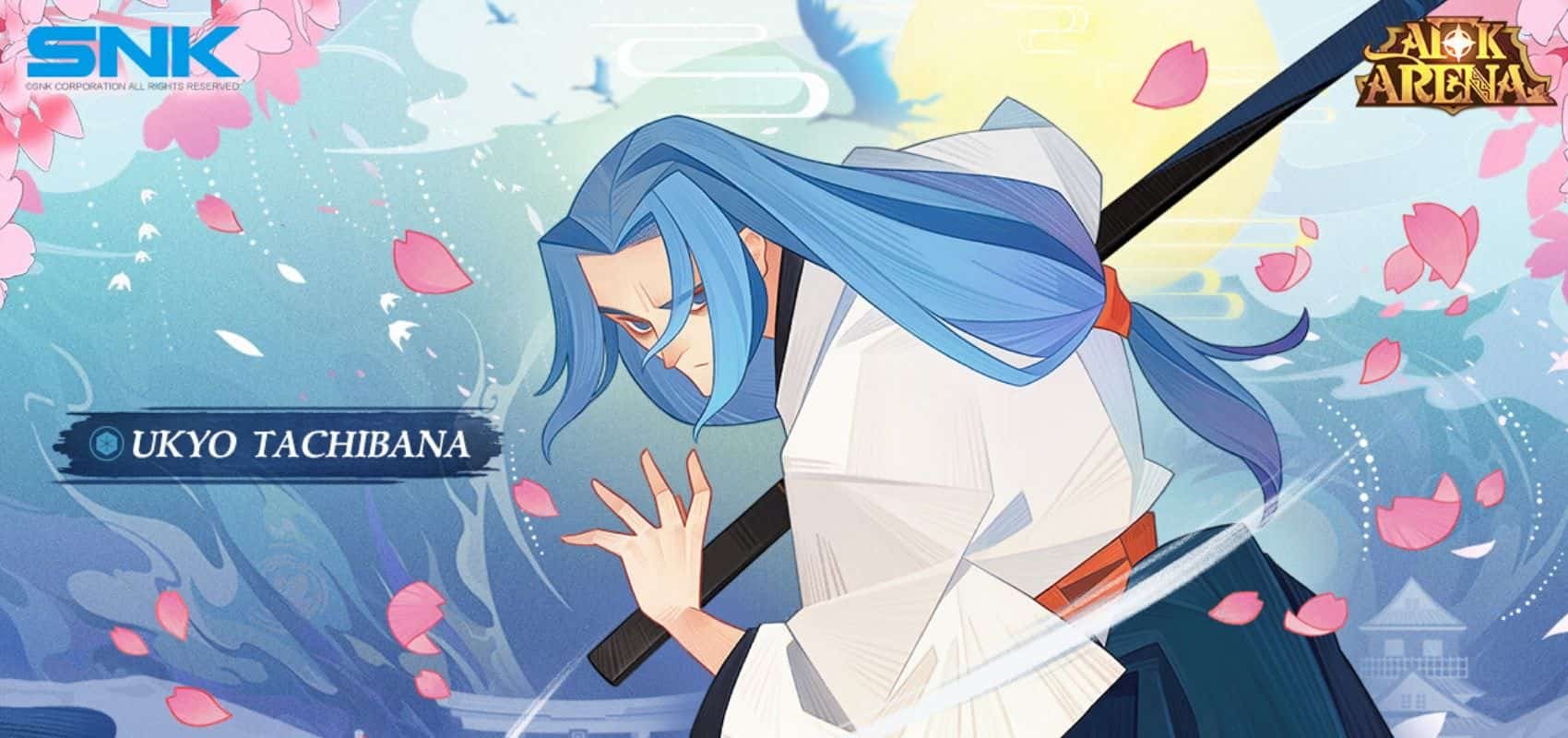 “Ukyo Tachibana” joins AFK Arena for its first birthday celebration