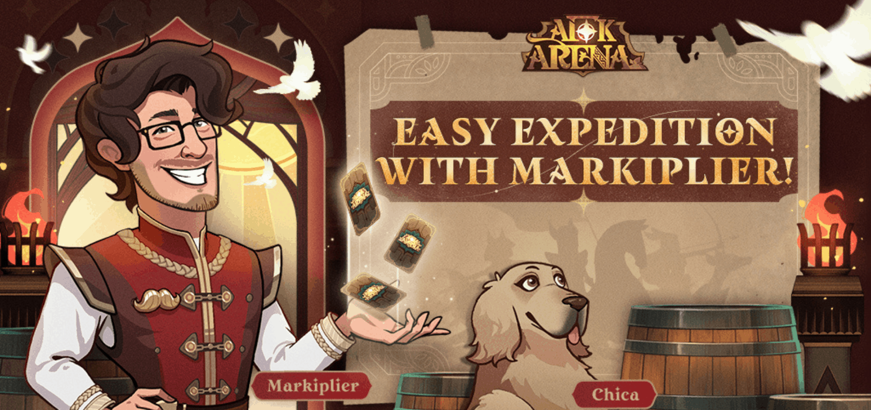 There’s a new barkeeper in town – Markiplier joins the Tavern staff in AFK Arena