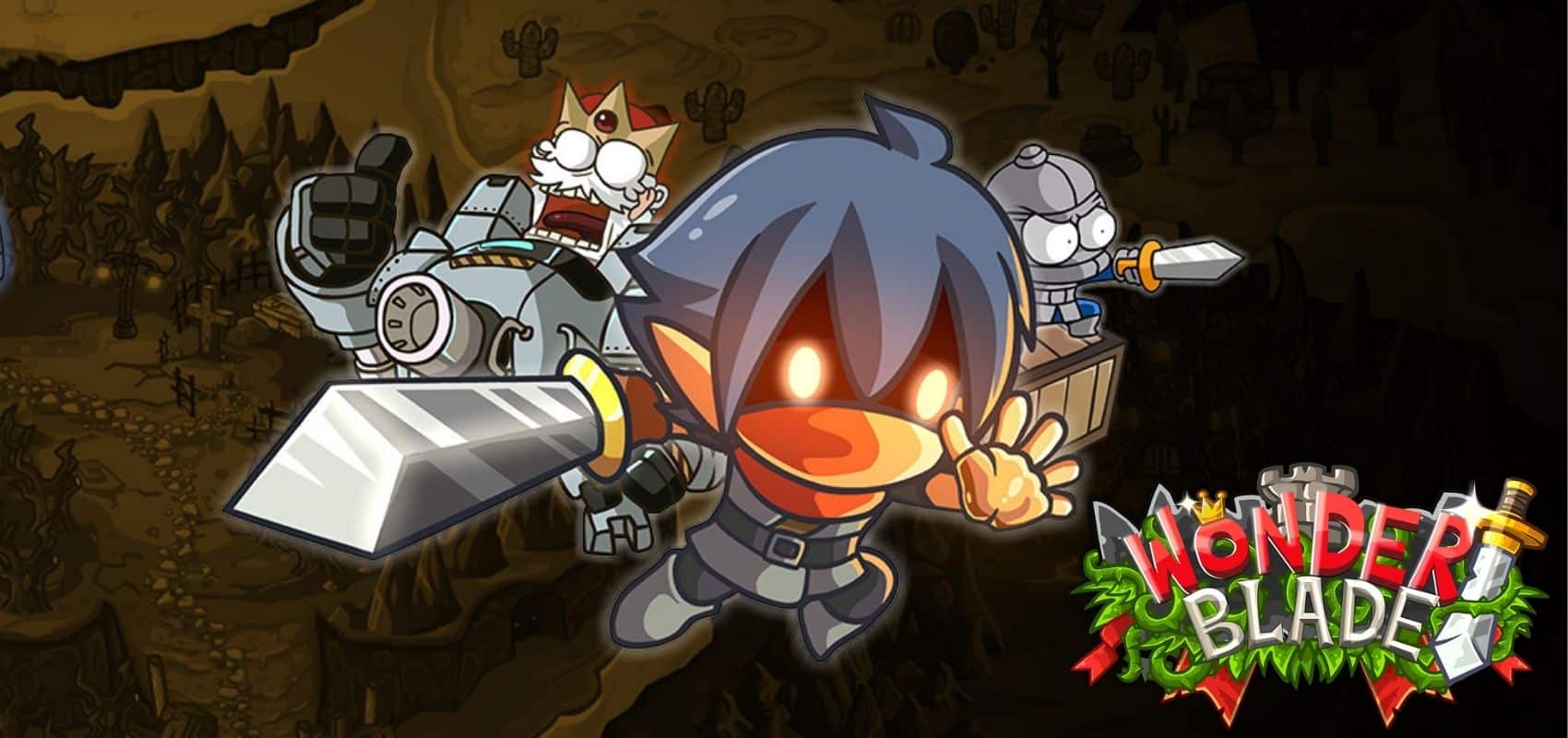 Grab your sword, prepare for some epic hack-and-slash combat and charge into battle on a pig in Wonder Blade