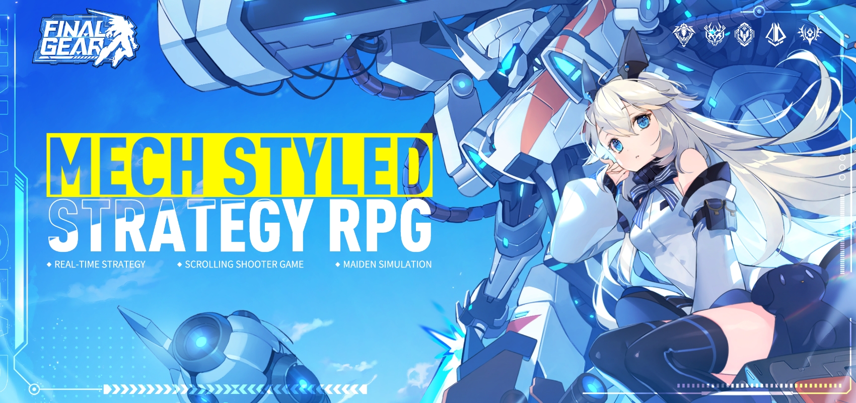 Groundbreaking “mech & maiden” styled strategy RPG Final Gear launches into battle today on mobile