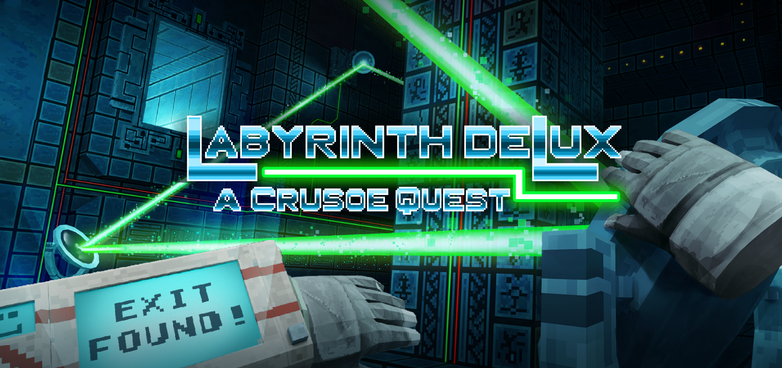 Fire up the lasers as Labyrinth deLux – A Crusoe Quest rockets onto Steam VR and Oculus Quest