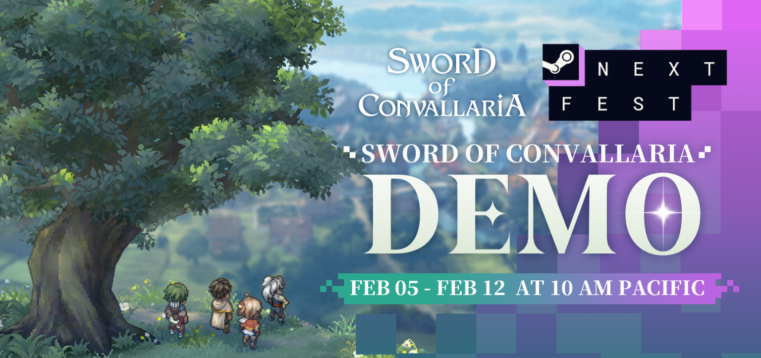 Take your first steps into Sword of Convallaria with Steam Next Fest demo now available!