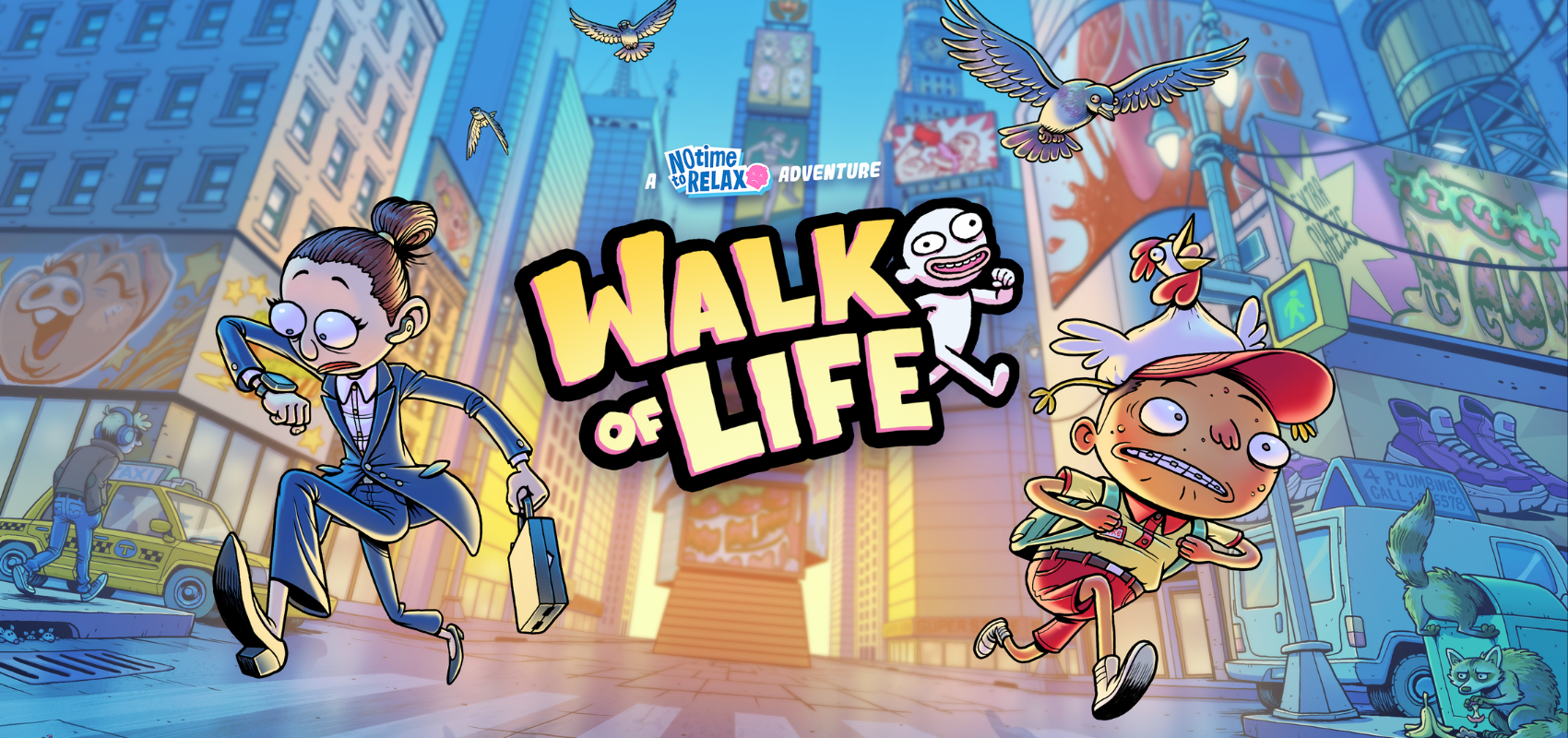 No time to relax as Porcelain Fortress unveils satirical life sim, Walk of Life, coming to Steam next Summer