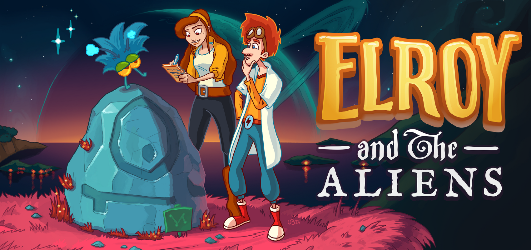 Elroy and the Aliens points (and clicks) to April 2, 2025, for its full release on Steam