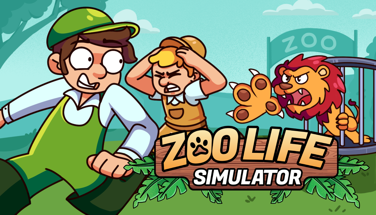 The gates open on the chaotic park building simulator Zoo Life Simulator, available now on Steam!