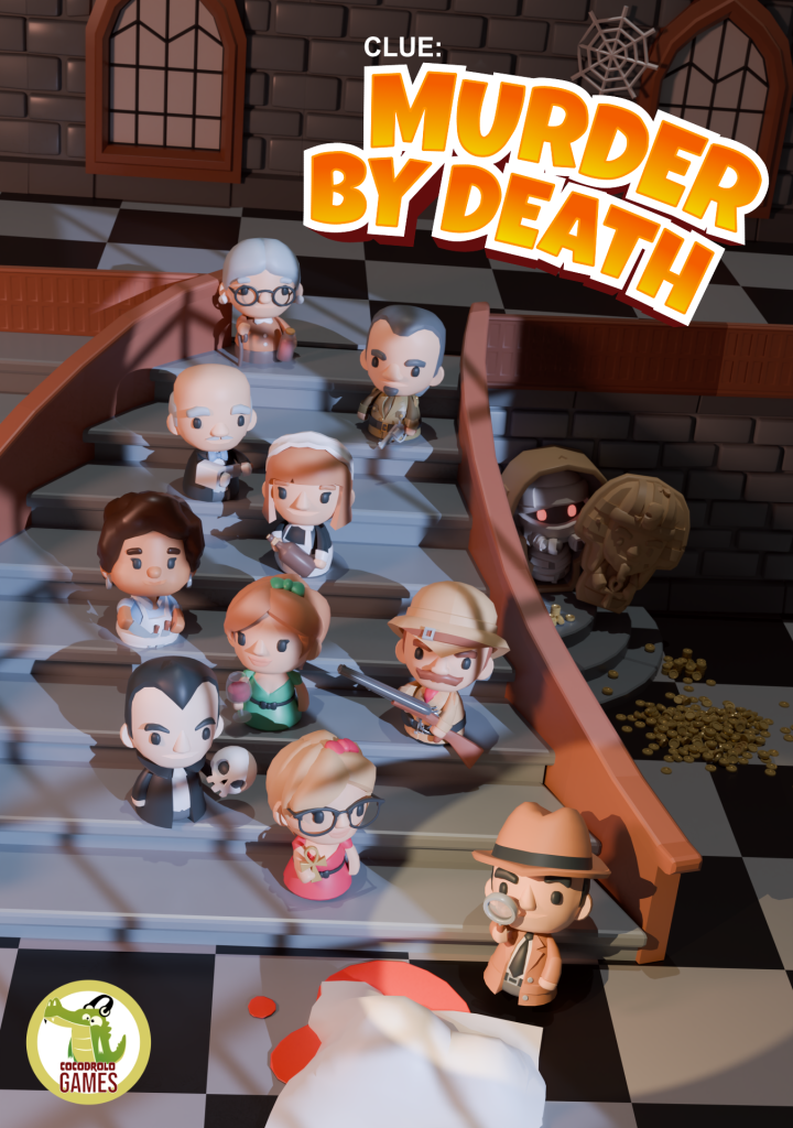 Clue: Murder by Death Vertical with Logo